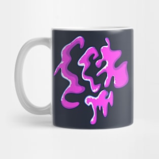 Doodle lava (purple) Mug